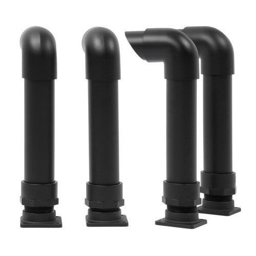 Solid Spare (4) Black Snorkel Kits For Polaris Sportsman 400 500 600 700 800 1994-2014