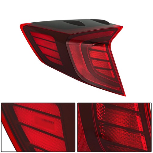Solid Spare Fit For Hyundai Sonata 2020-2022 Red Left Driver Side Tail Light Brake Lamp LED