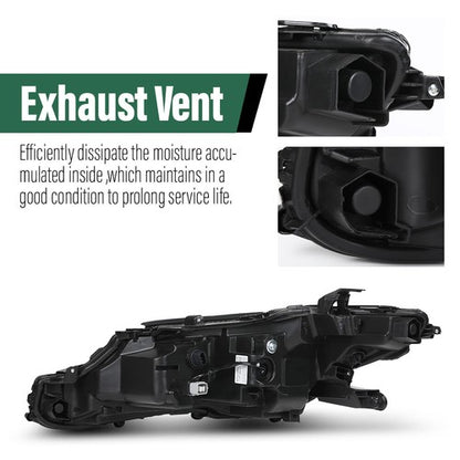 Solid Spare Headlight Fit For 2018 -2024 Toyota Camry LE SE Headlamp Right Passenger Side