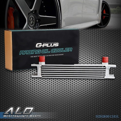 Solid Spare New Universal 7 Row AN10 Aluminum Transmission Engine Oil Cooler Silver