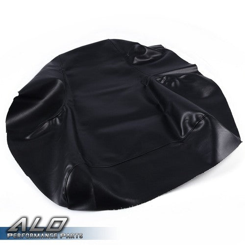 Solid Spare Fit For 2002-up Yamaha Grizzly 660 Seat Cover Synthetic Leather Black Cover