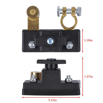 12-24V Car Battery Disconnect Isolator Cut Off Switch Universal Battery Terminal