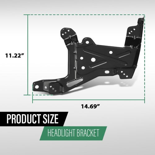 Solid Spare Headlight Bracket Left Side Fit For 2015-2018 Porsche Cayenne 95850325900GRV