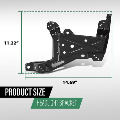 Solid Spare Headlight Bracket Left Side Fit For 2015-2018 Porsche Cayenne 95850325900GRV