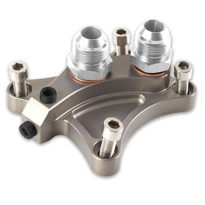 Solid Spare FIT FOR SR20DET SILVIA S15 S14 S13 SR20DE 200SX 180SX OIL BLOCK ADAPTER KIT
