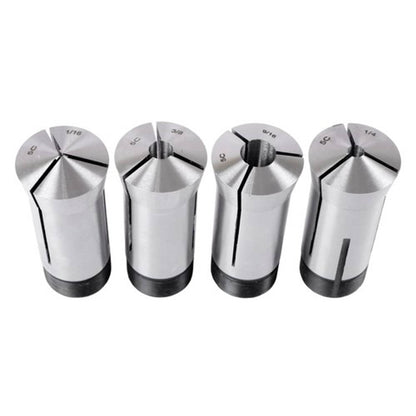 Solid Spare Precision 5C Collet Set .0006" TIR Certificate 18 Pcs 1/16~1-1/8" × 16ths