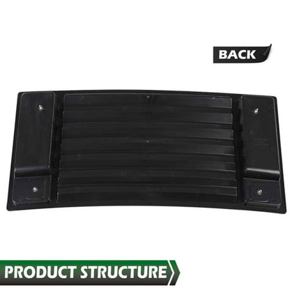 Solid Spare New Fit For 03-09 Hummer H2 Front Hood Grille Vent Panel Cover w/ Handles Black