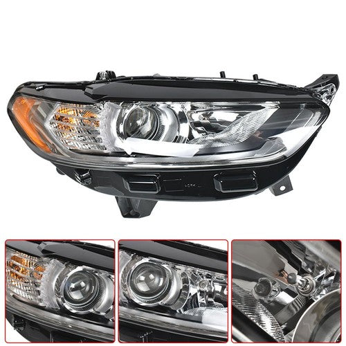 Solid Spare Fit For Ford Fusion 2013-2016 Halogen Headlight Headlamp Assembly Right Side RH