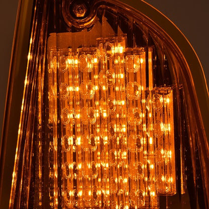 Solid Spare Fit For 1986-2008 Kenworth K300 T300 T330 T600 LED Turn Signal Lights Amber