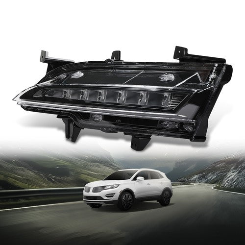 Solid Spare LED Daytime Running Light Fog Lamp Fit For 2015-2019 Lincoln MKC Left Side