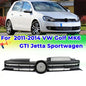 For 2010 2011-2014 VW Volkswagen Golf MK6 GTI Jetta Sportwagen Upper Black Grill