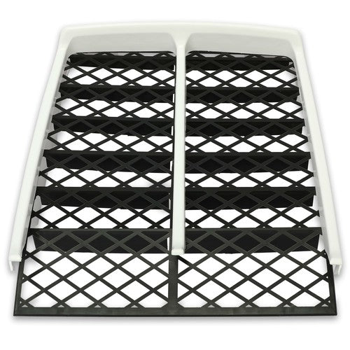 Solid Spare White Radiator Cover + Grill For 1987-2006 Yamaha Banshee 350 YFZ350 Front Panel