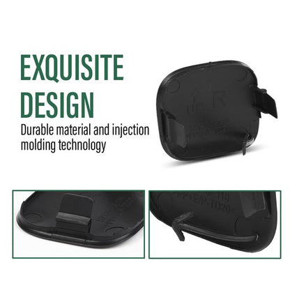 Solid Spare Fit For 14-16 Toyota Highlander Front Bumper Tow Hook Eye Cover Left+Right