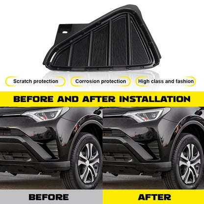Pair Front Bumper Fog Light Trim Bezel Cover Fit For 2016 2017 2018 Toyota RAV4