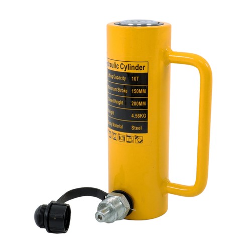 Solid Spare 10 Ton Hydraulic Cylinder Ram Single Acting 6" Stroke Lifting Jack Ram