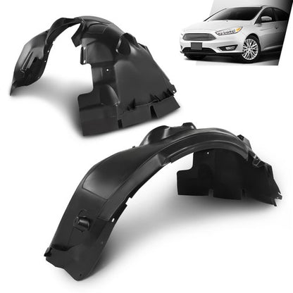 Solid Spare Front Fender Liner Splash Shield Left+Right Side Fit For 2012-2018 Ford Focus