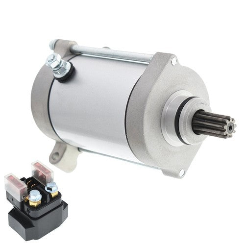 Solid Spare ATV Starter & Relay Solenoid for Yamaha Wolverine 450 YFM450 2006 2007 2008-2010