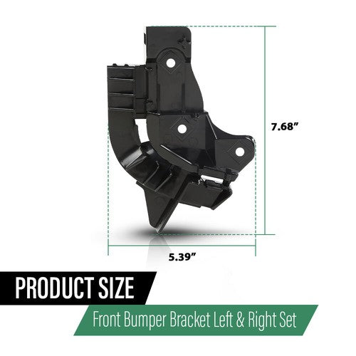 Solid Spare Fit For 2010-2012 Land Rover Range Rover Front Bumper Bracket Left+Right Side
