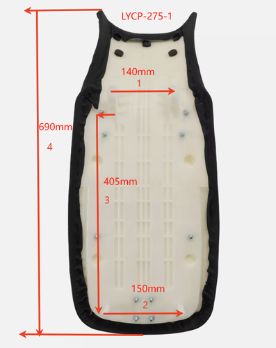 Solid Spare Seat For Honda TRX300EX Sportrax 300 2x4 02-06 TRX300EX Sportrax 300 2x4 98-99
