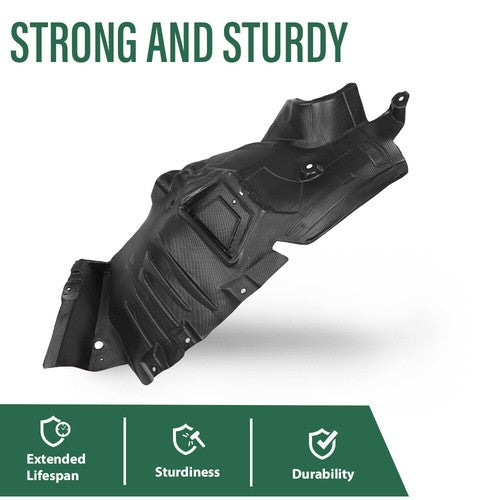 Solid Spare Fit For 2010-2013 Mercedes Benz E350 E550 Front Fender Liner Front Section Left