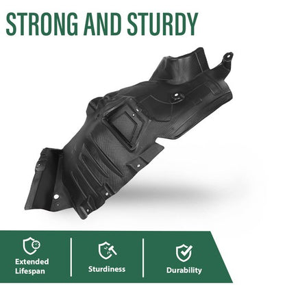Solid Spare Fit For 2010-2013 Mercedes Benz E350 E550 Front Fender Liner Front Section Left