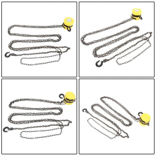 Solid Spare 1 Ton/2200lbs 15Ft / 4.5M Hand Chain Hoist Lift G60 Manual Hand Chain Block