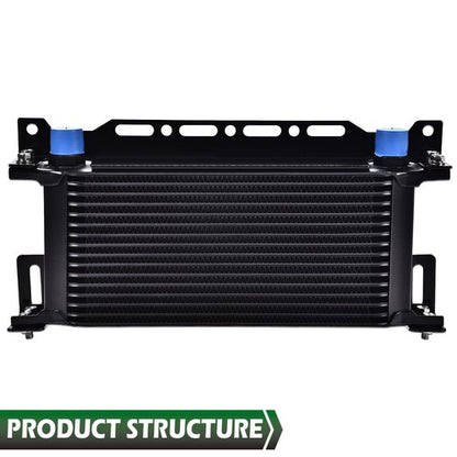 Solid Spare Universal Aluminum Mounting Bracket Short Engine Oil Cooler Radiator Adapter
