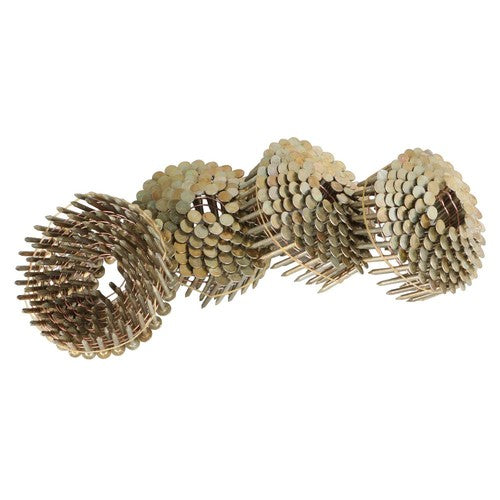 Solid Spare 7200Pcs 15 Degree Galvanized Coil Roofing Nail 3/8" Head Diameter 1-1/4" × 0.12"