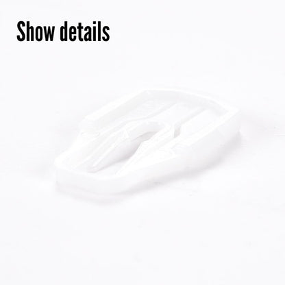 Solid Spare Fit For 66-69 Lincoln Fender Door Quarter Molding Plastic Clip Trim 6-Clips Kit
