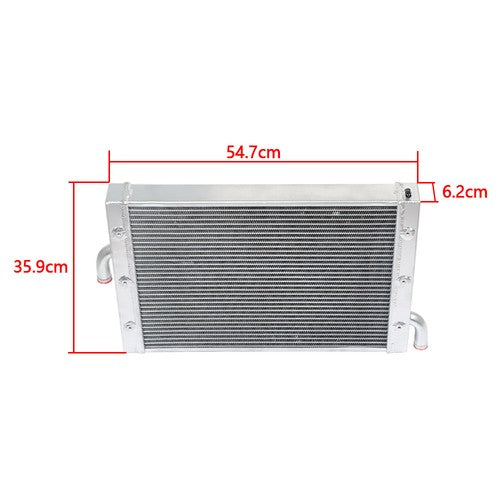 Solid Spare 2-Row Aluminum Radiator For 2017 2018 2019 2020 2021 POLARIS RZR 1000 XP S Turbo
