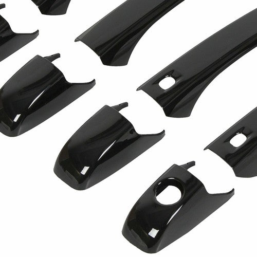 Solid Spare Glossy Black Door Handle Cover Set For Jeep Grand Cherokee/Dodge Durango 2011+
