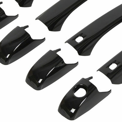 Solid Spare Glossy Black Door Handle Cover Set For Jeep Grand Cherokee/Dodge Durango 2011+