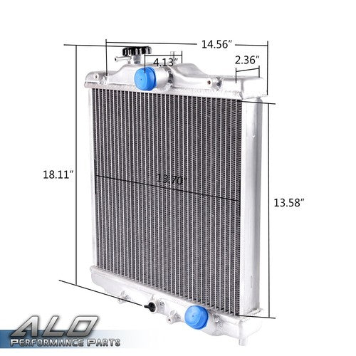 Solid Spare Aluminum Radiator Fit For 92-00 Honda EG EK Civic/DEL SOL Integra DOHC B16A/B18C