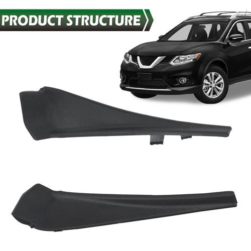 Solid Spare Front Windshield Window Wiper Cowl Cover Panel Fit For 2014-2020 Nissan Rogue