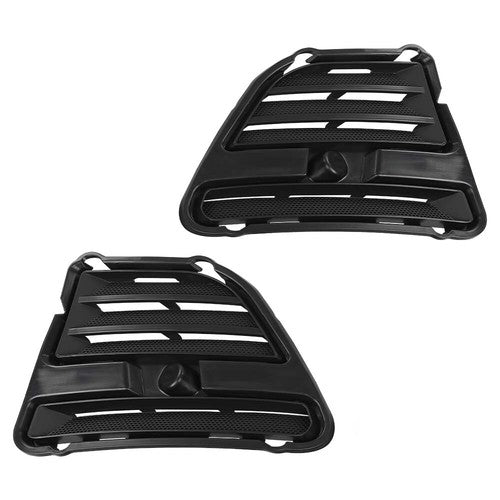 Solid Spare Front Bumper Insert Fog Light Cover Left+Right Fit For 2013-2014 Ford Mustang