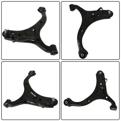 Solid Spare For Hyundai Santa Fe 2010 11-12 Front Lower Control Arms Tierods Sway Bars Kit