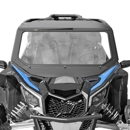Solid Spare For Can-Am Maverick X3 DS/RC 2017+ 2025 ATV/UTV Glass Front Windshield w/ Wiper