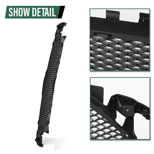 Solid Spare Front Center Bumper Grille Fit For Mercedes-Benz C300 C400 C450 AMG MB1036143