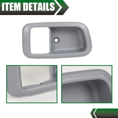 Solid Spare Front Left & Right Inner Door Handle Trim Blue Fit For 00-06 Toyota Tundra