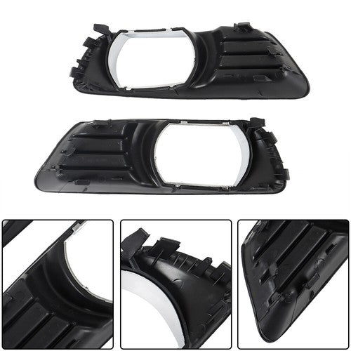 Solid Spare Fit For Toyota Camry 2007-2009 Front Fog Lights Lamps+Bezel+Switch Kit Clear New