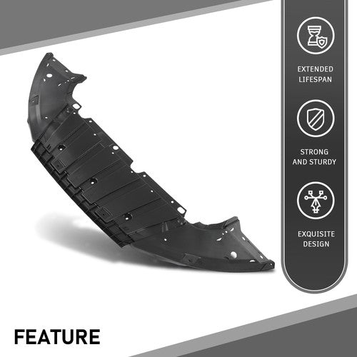 Solid Spare Fit For 2015-2018 Ford Focus Front Engine Splash Shield Under Cover FO1228150
