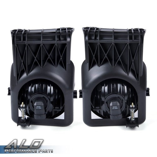 Solid Spare Fit For 03-06 GMC Sierra 1500 2500 3500 Clear Lens Fog Lights+Wiring+Switch Kit