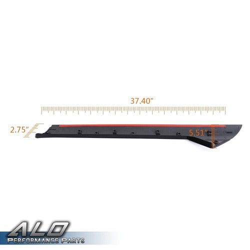 Solid Spare Fit For 2011-2019 Ford Explorer Left Driver Side Windshield Outer Trim Molding