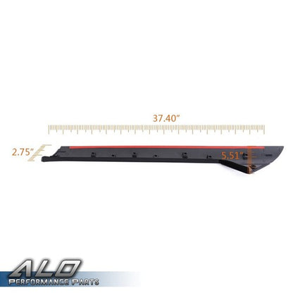 Solid Spare Fit For 2011-2019 Ford Explorer Left Driver Side Windshield Outer Trim Molding
