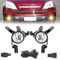 Fog Light Assembly Fit For 2007 2008 2009 Honda CRV Switch And Wiring Kit Clear