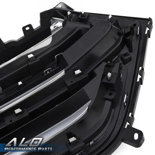 Solid Spare FO1200560 Front Bumper Upper Grille Chrome Fit For 2015 2016 2017 2018 Ford Edge