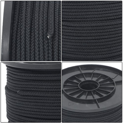 Solid Spare 3/16 Inch 500-Feet Hollow Braid Polypropylene Rope, Tensile Strength-750 Pounds