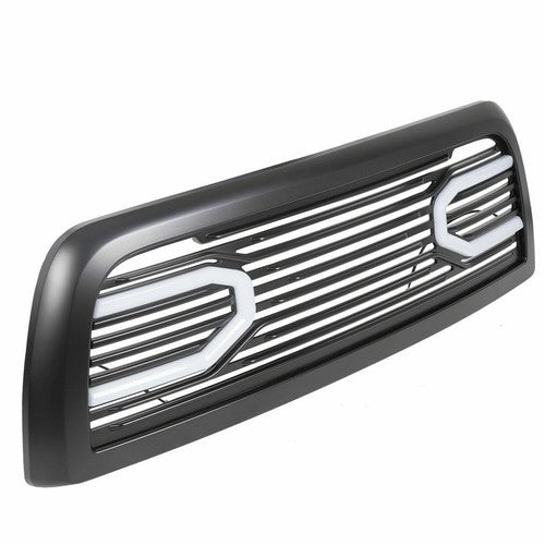 Solid Spare For 2010-2018 Dodge Ram 2500 3500 4500 5500 Big Horn Black Grille Shell & Lights