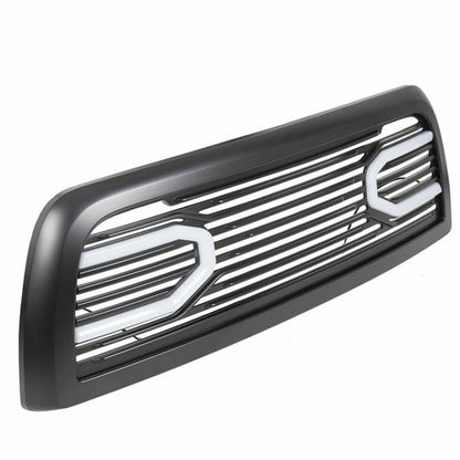 Solid Spare For 2010-2018 Dodge Ram 2500 3500 4500 5500 Big Horn Black Grille Shell & Lights