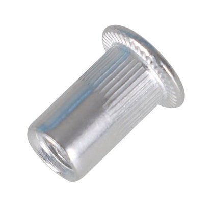Solid Spare 100 Pack 10-24 Aluminum Flange Nutserts Rivet Nut Rivnut Nutsert